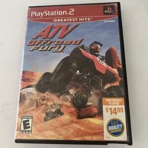 ATV Offroad Fury PlayStation 2 PS2 Greatest Hits 2001 Complete CIB Tested